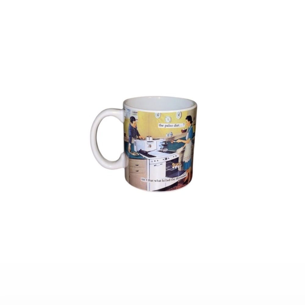 Anne Taintor “Paleo Diet” Cheeky Pin Up Retro Inspired Ceramic Mug